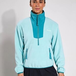 Columbia Aqua Blue Fleece Jacket
